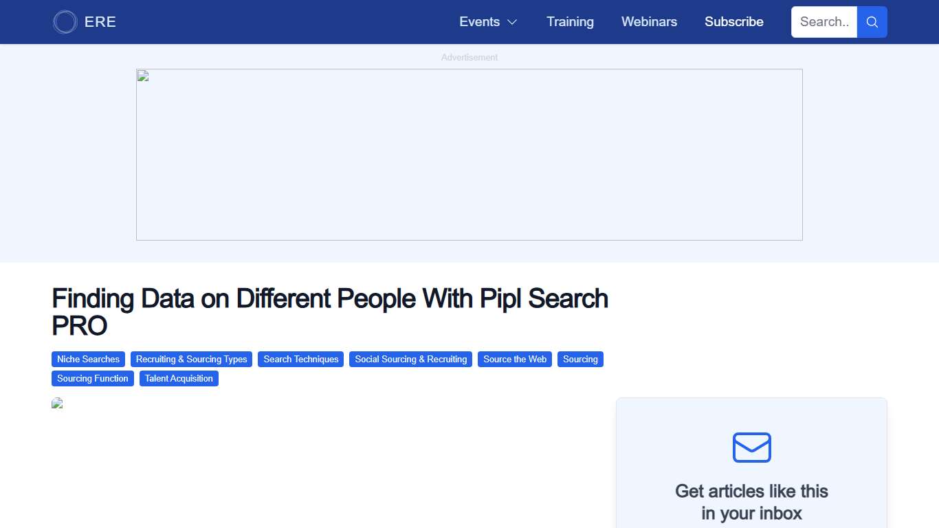 Finding Data on Different People With Pipl Search PRO | ERE